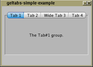 Fl_Gel_Tabs widget.