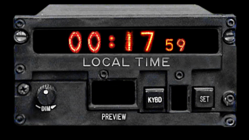 Nixie webclock screenshot
