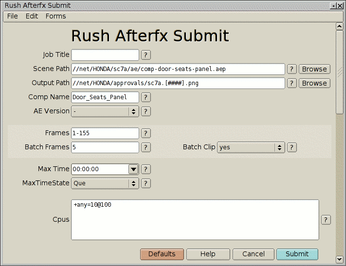 submit-afterfx - After Effects Submit Script